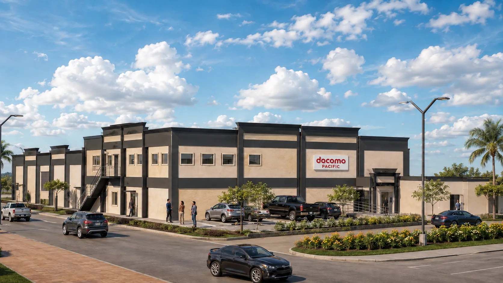 Rendering of the Docomo Pacific data center on Guam