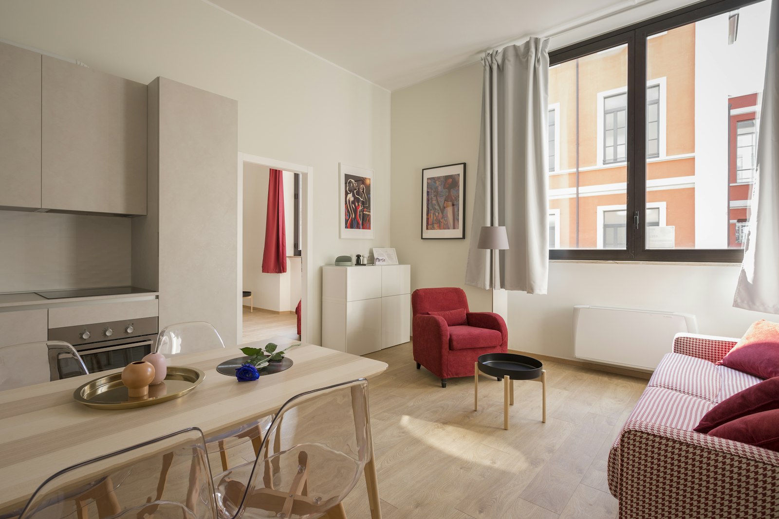 Bright, well-kept rental interior