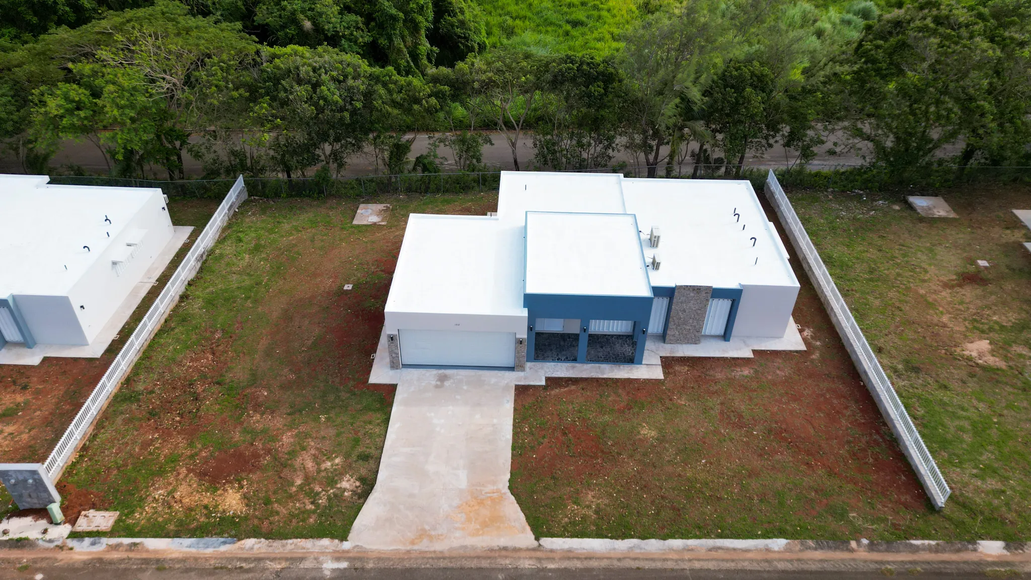 Aerial view of the Paradisu Estates subdivision in Talofofo