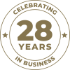 Celebrating 28 years in business